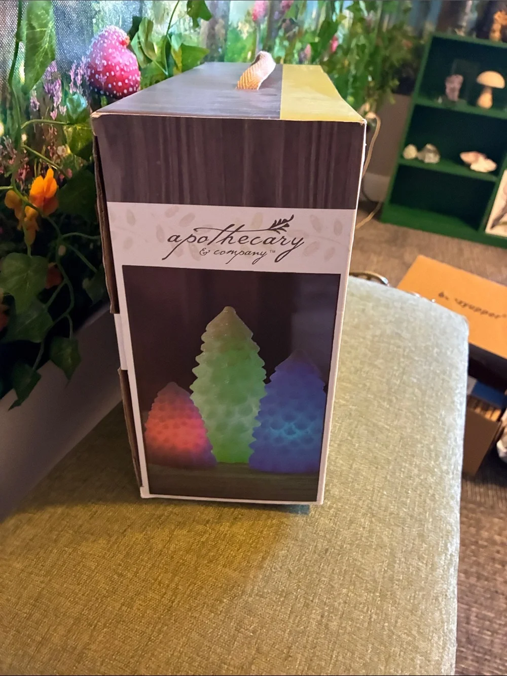 White LED Christmas Tree Set - 3pc